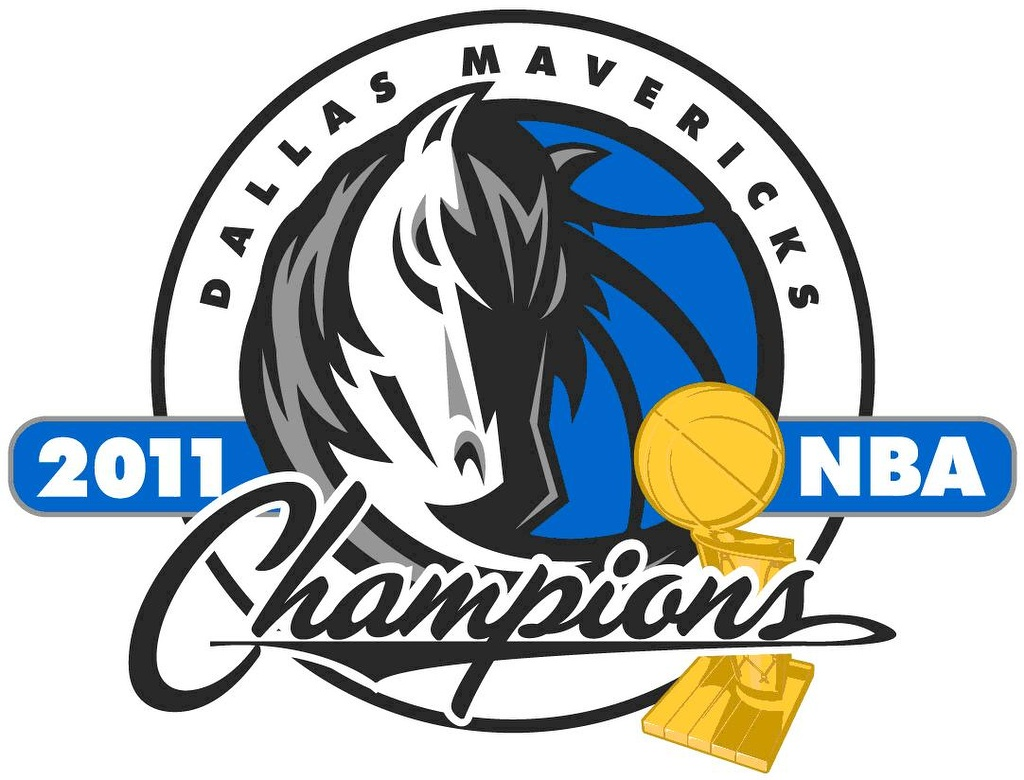 Dallas Mavericks 2010 11 Champion Logo iron on paper